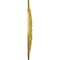 Ekena Millwork Warsaw Ceiling Medallion (Fits Canopies up to 3 1/2"), 18"OD x 3 1/2"ID x 1 3/8"P, Rich Gold CM18WARGS - alternate 2
